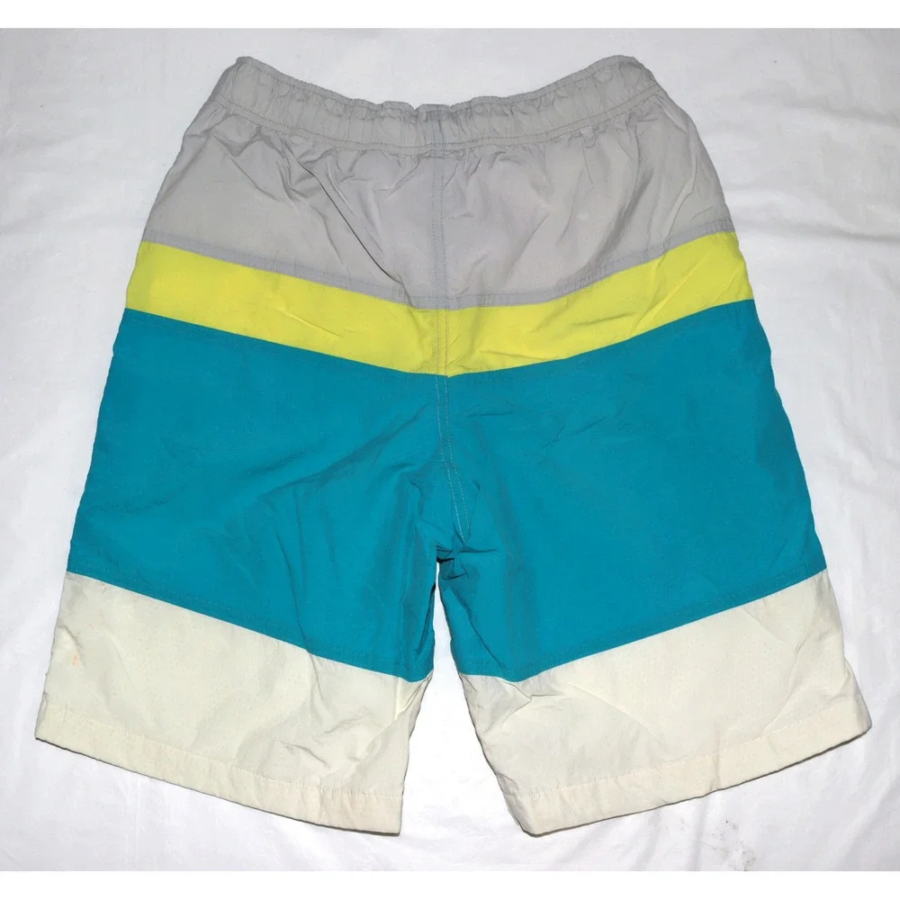 Champion Men's Board Shorts Swim Trunks Striped‎ Shorts Size Small